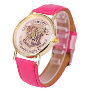 Harry Potter Magic School Watches For Women Men 2019 Fashion Casual Leather Quartz Watch