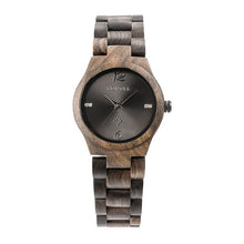 Load image into Gallery viewer, Women Fashion Wood Band Round Analog Quartz Wrist Complete Schedule Watch Bracelet Bangle Easy To Read 9mm