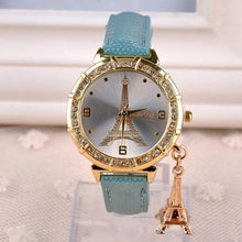 Load image into Gallery viewer, Fashion Women Analog Leather Quartz Tower Wrist