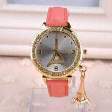 Load image into Gallery viewer, Fashion Women Analog Leather Quartz Tower Wrist