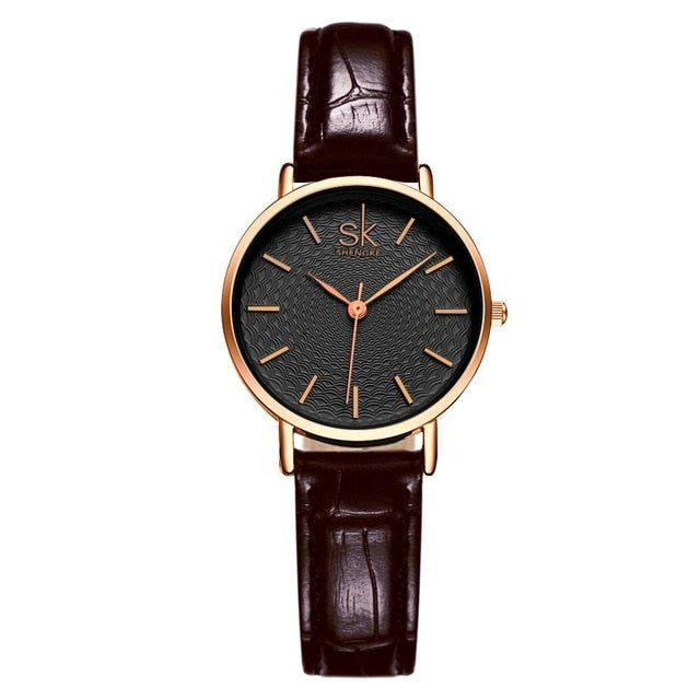 Women Fashion Round Analog Quartz Wrist Easy To Read Watch 14mm Complete Schedule 30mm Bracelet 200mm Bangle