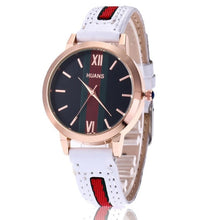 Load image into Gallery viewer, Quartz Wristwatch Artificial Leather Round Quartz Pin Buckle WristWatches Vintage Ladies Watch Irregular Clock  Female