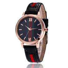 Load image into Gallery viewer, Quartz Wristwatch Artificial Leather Round Quartz Pin Buckle WristWatches Vintage Ladies Watch Irregular Clock  Female